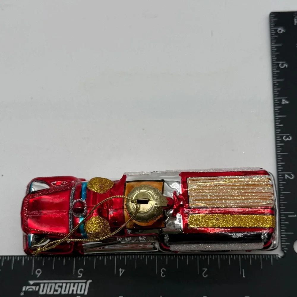Firefighters Ornament‎ Collection 1957 Pumper blown glass Fire Truck 3rd Edition